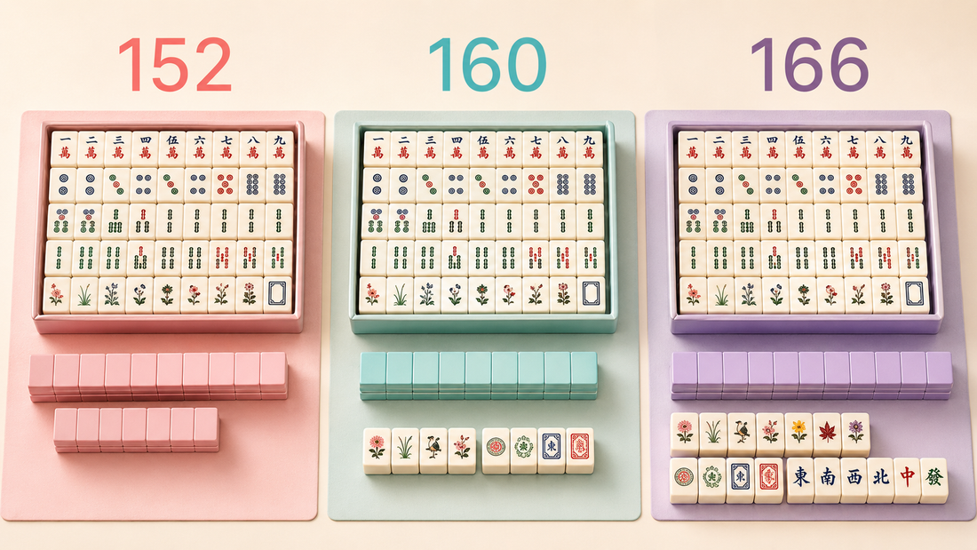 152 vs. 160 vs. 166 Mahjong Tiles: What’s the Difference?