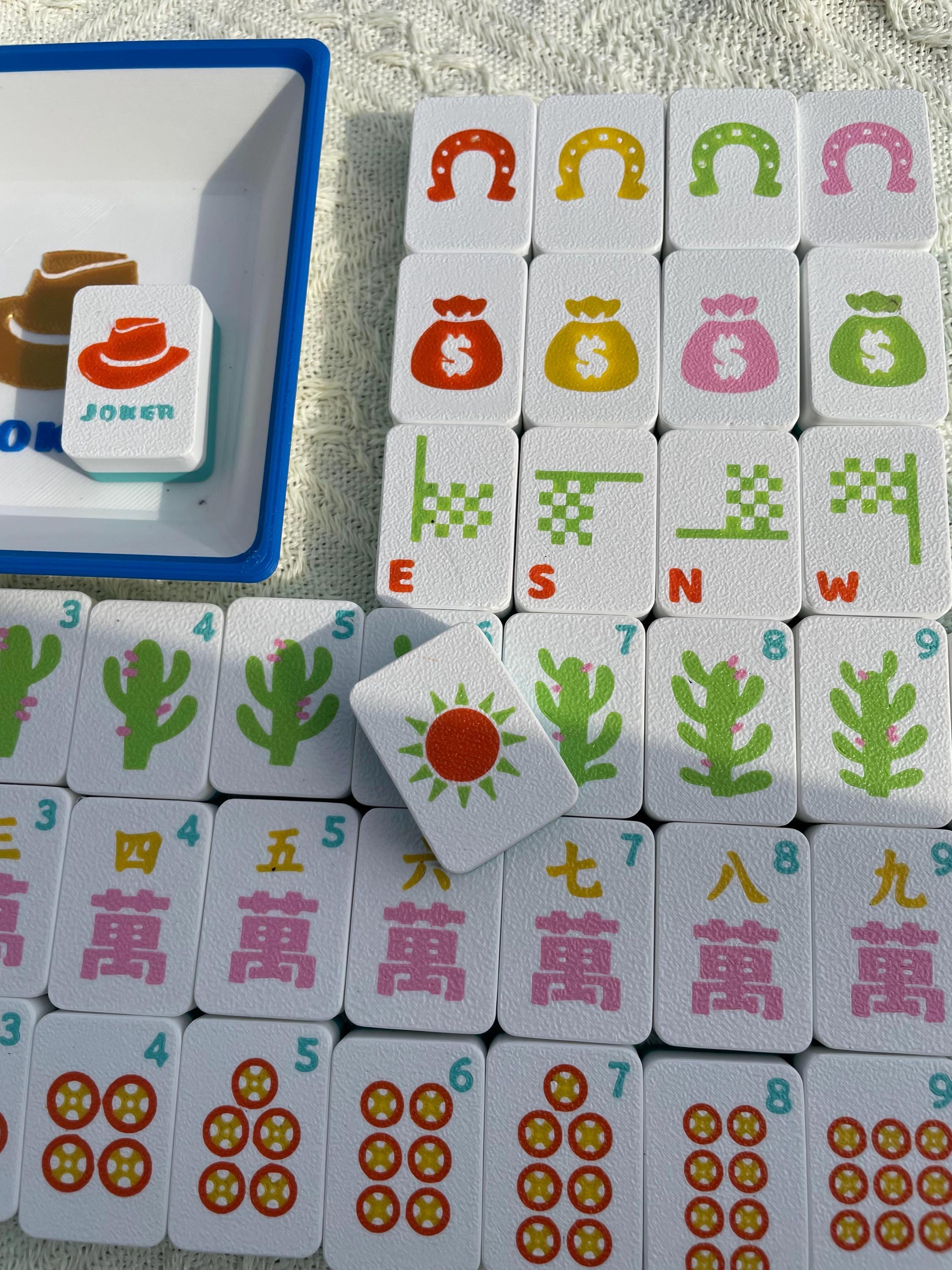 Wild West Floating American Mahjong Set