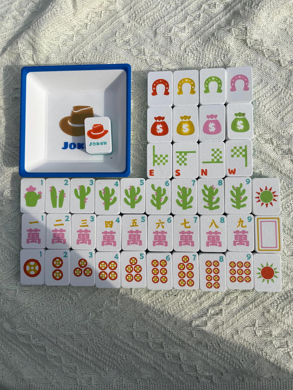 Wild West Floating American Mahjong Set