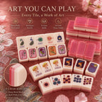 Heirloom Rose American Mahjong Set