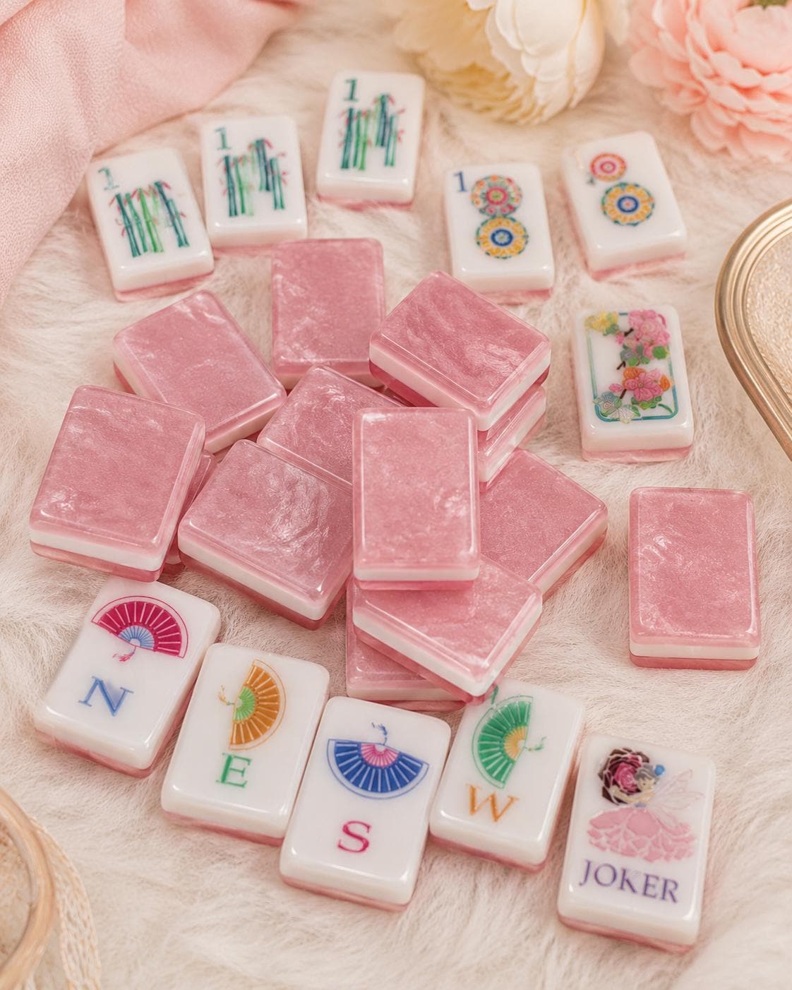 Pearl Bloom American Mahjong Set