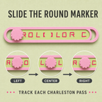 American Mahjong Charleston Tracker with Round Slider