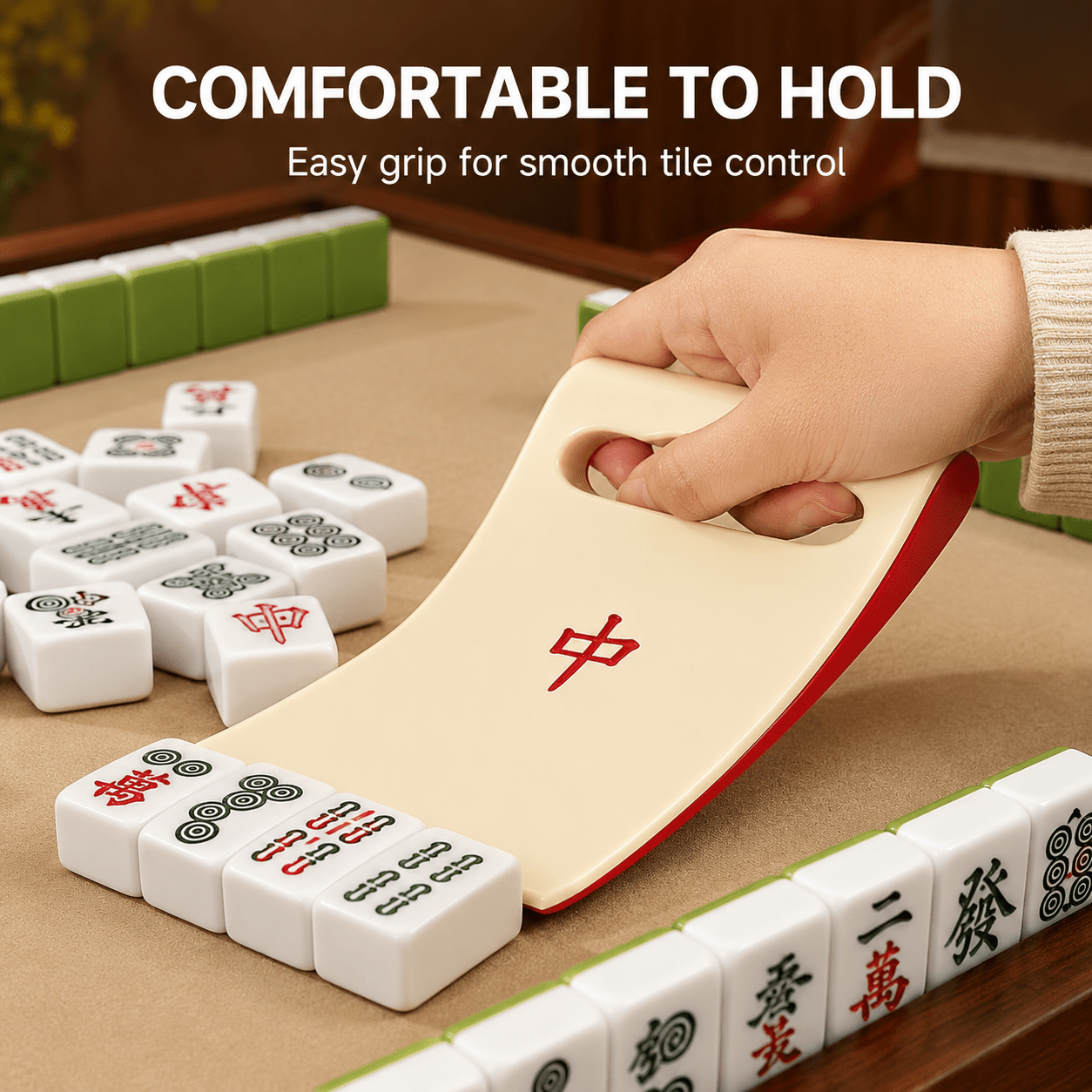 American Mahjong Tile Pusher & Gatherer | Shuffle Helper