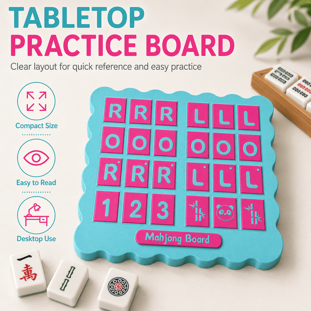 American Mahjong Practice Board | Charleston Passing Guide for Beginners
