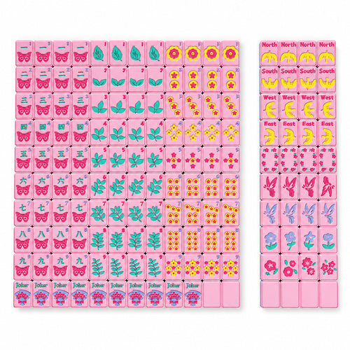 Floral Butterfly Floating Mahjong – Opus Mahjong floating American mahjong set