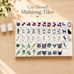 Artist-Designed American Mahjong Set - Inspied by rescue cat