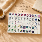 Artist-Designed American Mahjong Set - Inspied by rescue cat