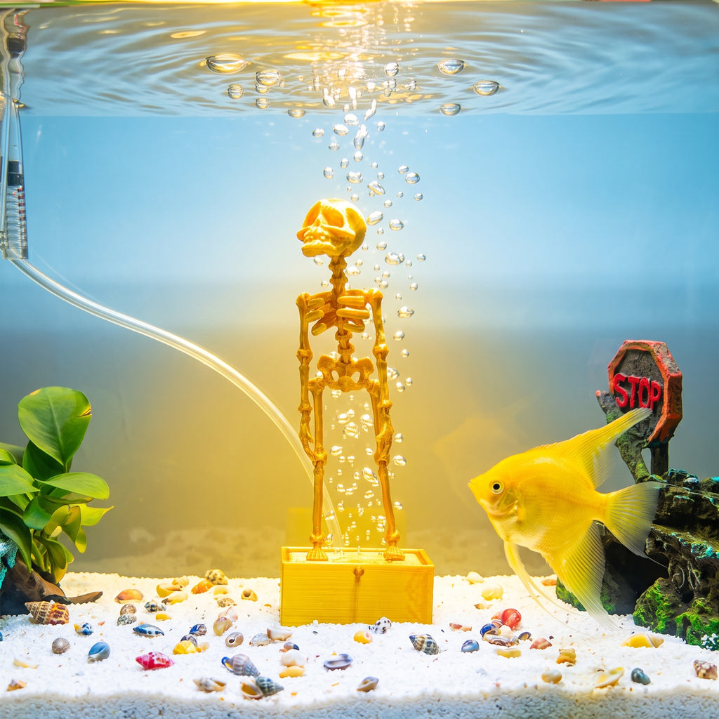 Aquarium Bubbler Air Stone Fish Tank Halloween Ornament