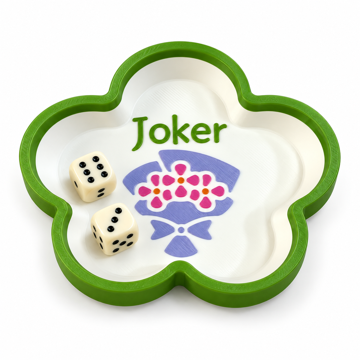 Cute Ghost Mahjong Dice Tray