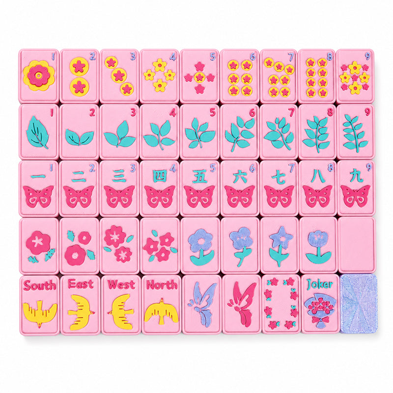 Floral Butterfly Floating Mahjong – Opus Mahjong floating American mahjong set