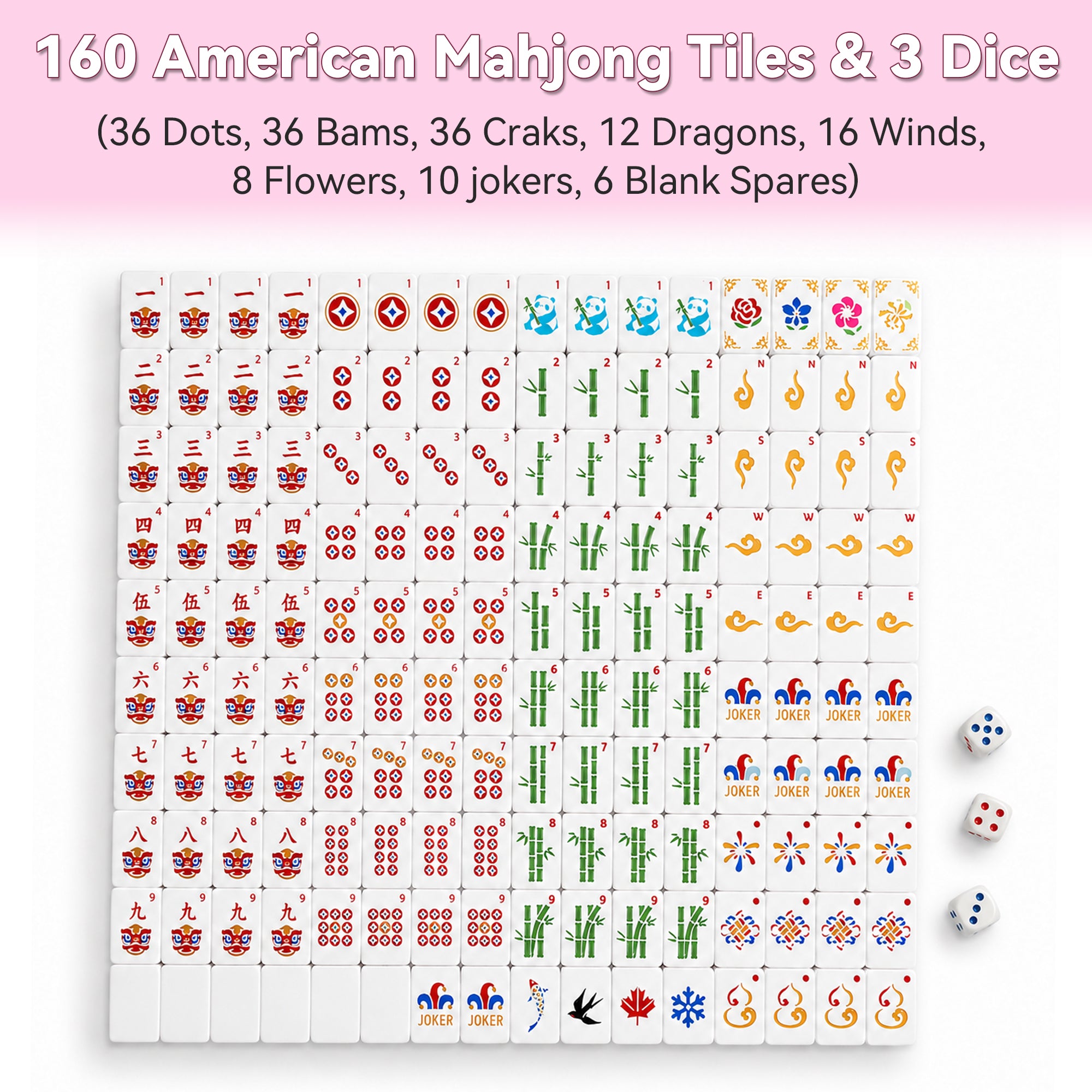 Floating Classic Mahjong – Opus Mahjong floating American mahjong set