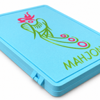 American Mahjong Folding Solo Practice Board – Bird Design