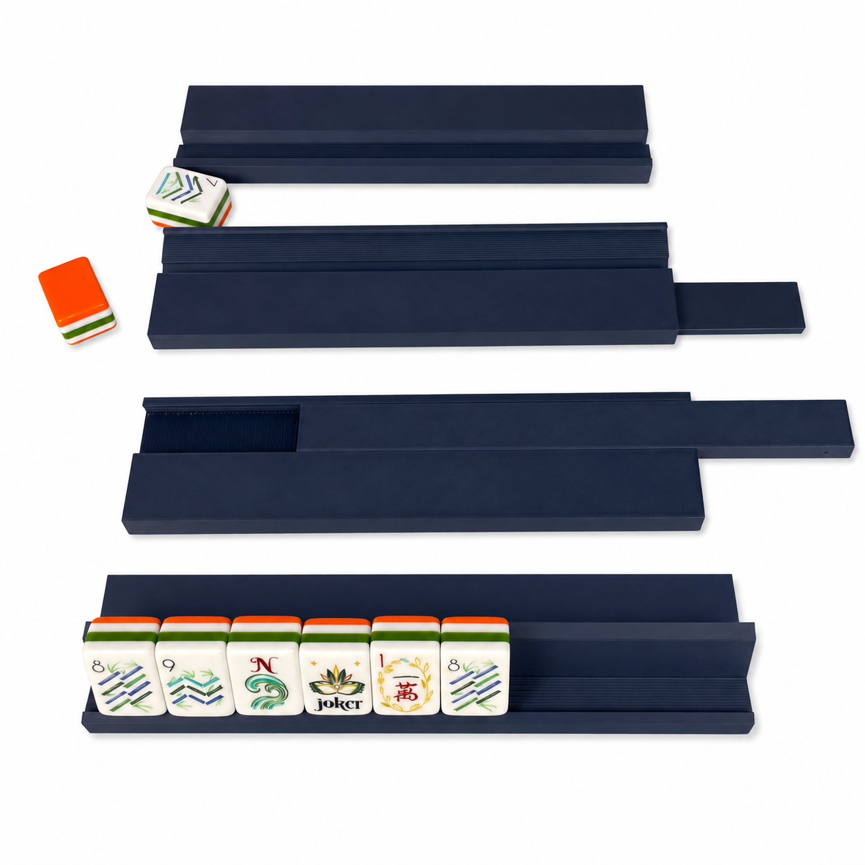 Sliding Mahjong Racks (Set of 4)
