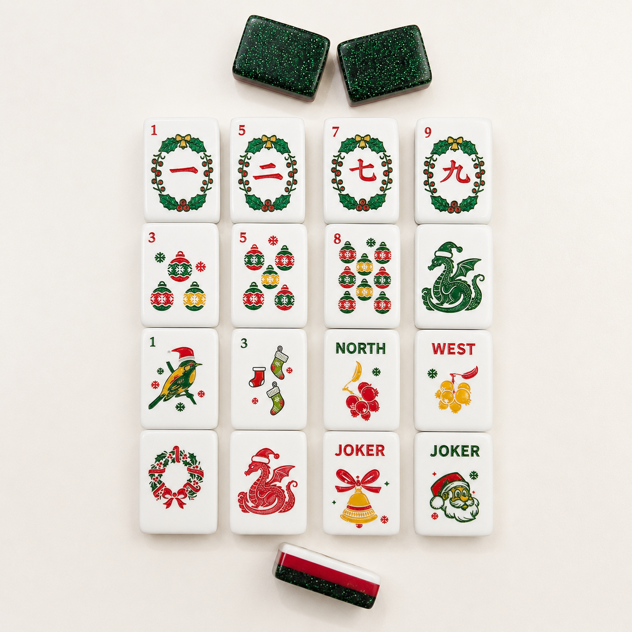 Merry & Bright American Mahjong Set