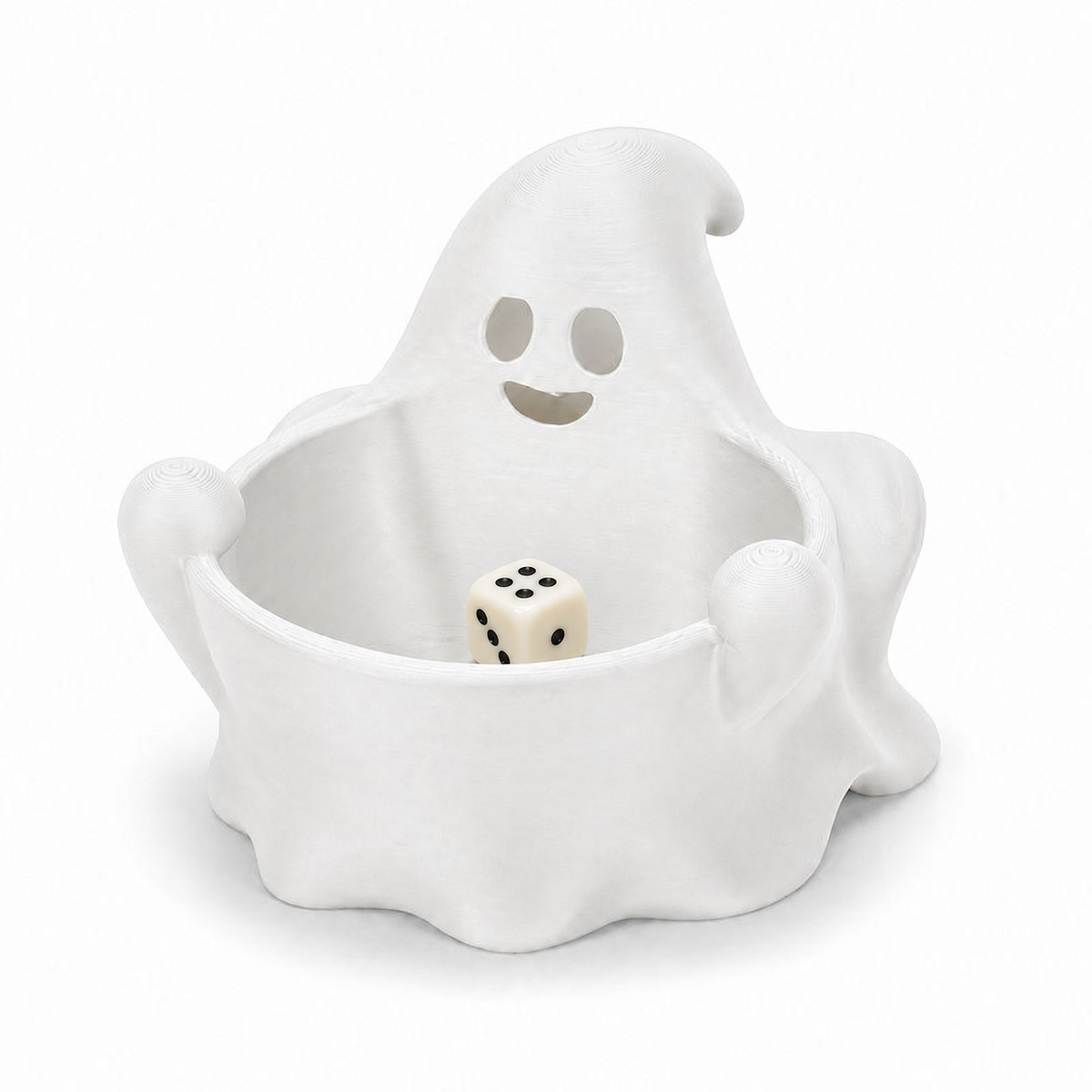 Cute Ghost Mahjong Dice Tray