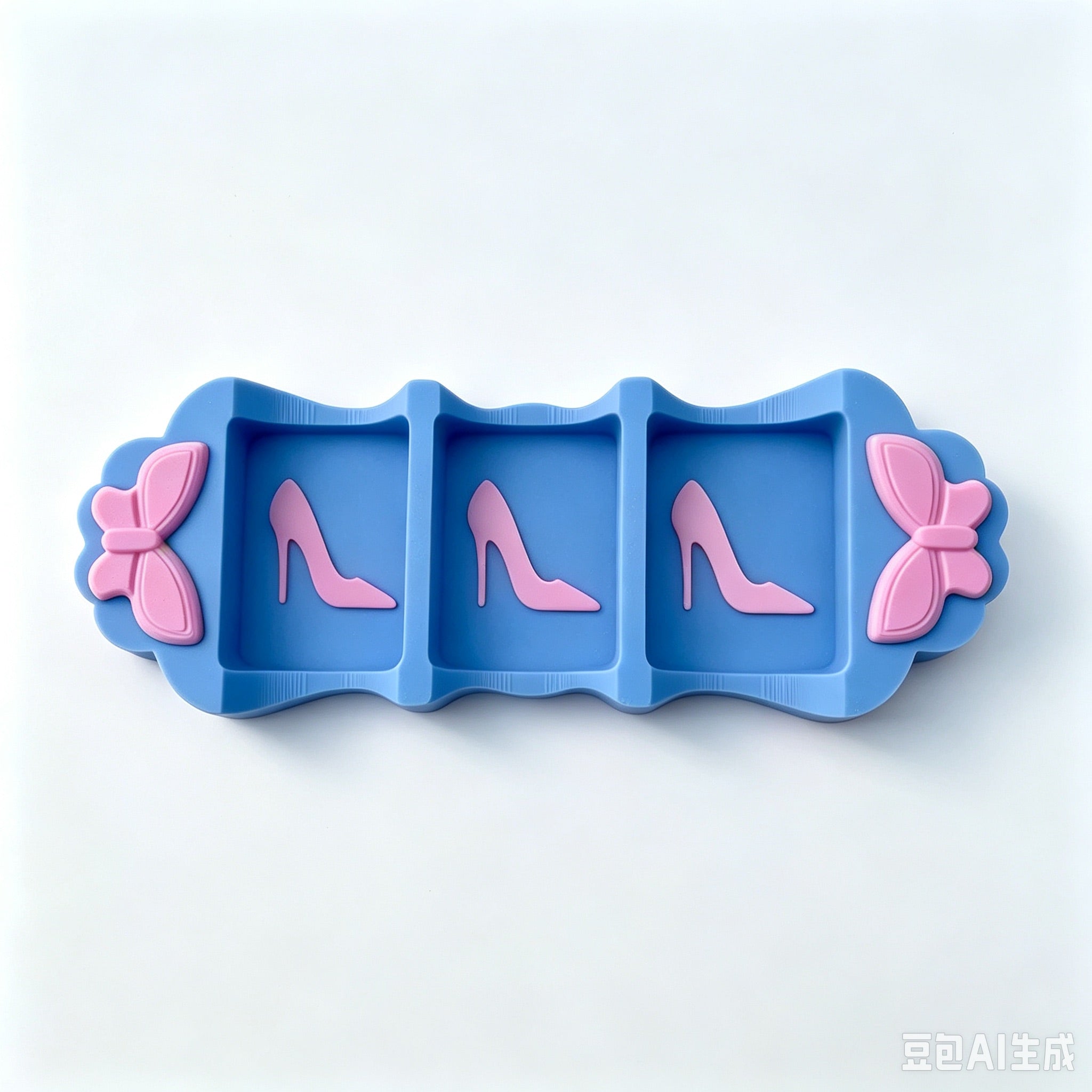 Butterfly High Heel Mahjong Charleston Passer | 3-Tile Passing Tray