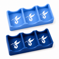 1PC American Mahjong Charleston Passing Tray, Hummingbird 3-Tile Organizer Holder