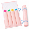 Mahjong Rack & Pusher Storage Bag | 4-Pocket Roll-Up Organizer