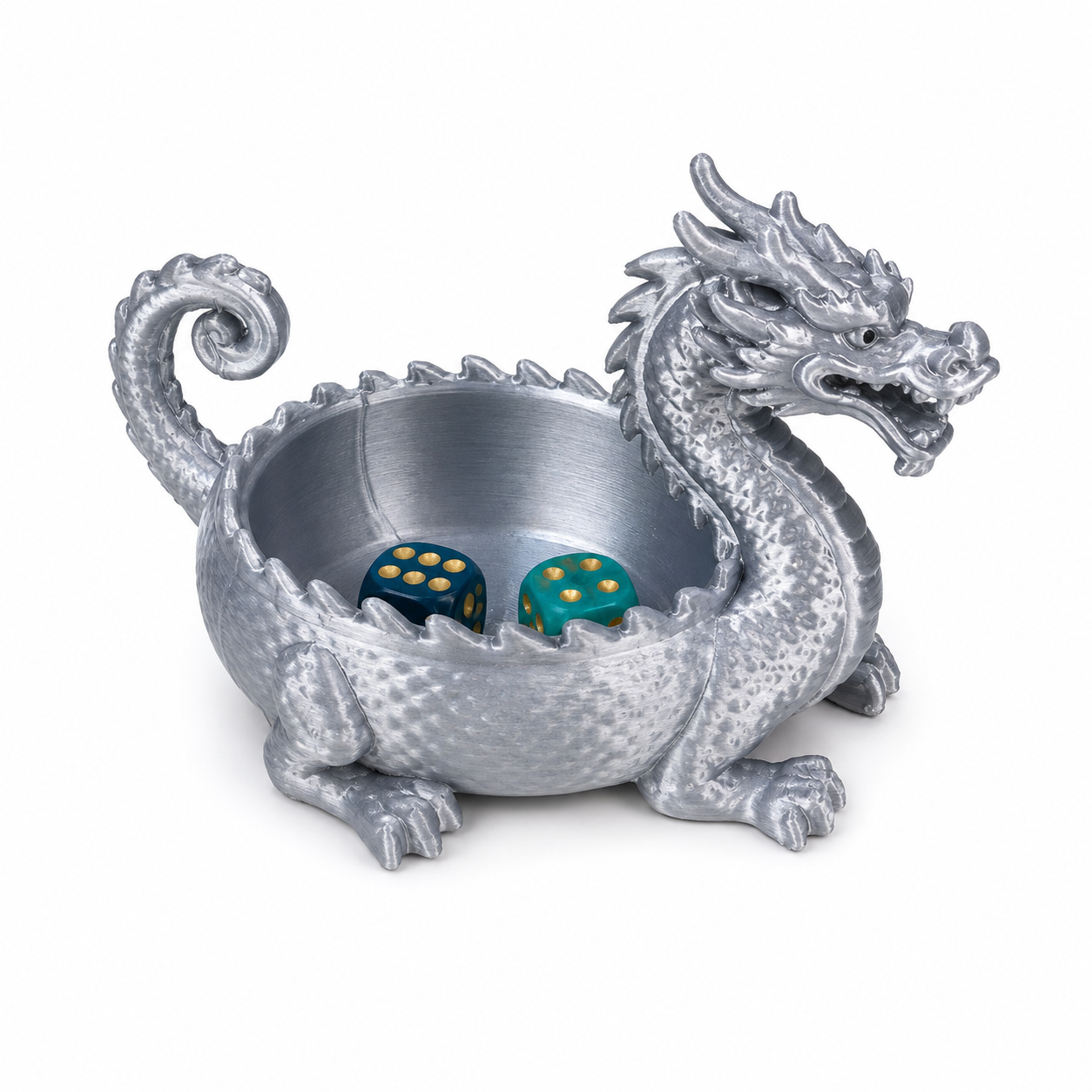 Dragon American Mahjong Dice Tray – 3D Printed Mahjong Accessory