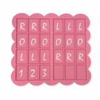 1pc American Mahjong Solo Practice Board + Guide