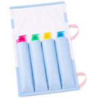 Mahjong Rack & Pusher Storage Bag | 4-Pocket Roll-Up Organizer