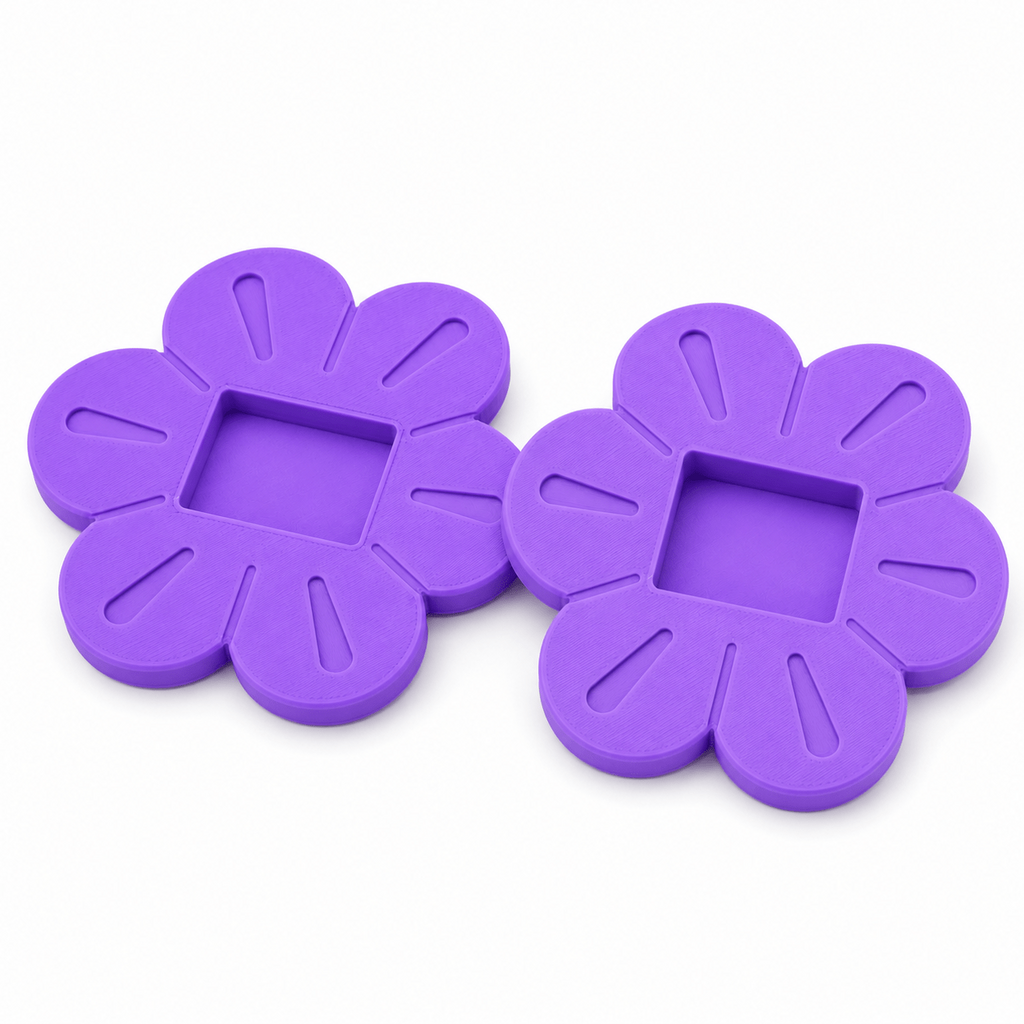 Floral American Mahjong Current Discard Tile Holder – Pink or Purple