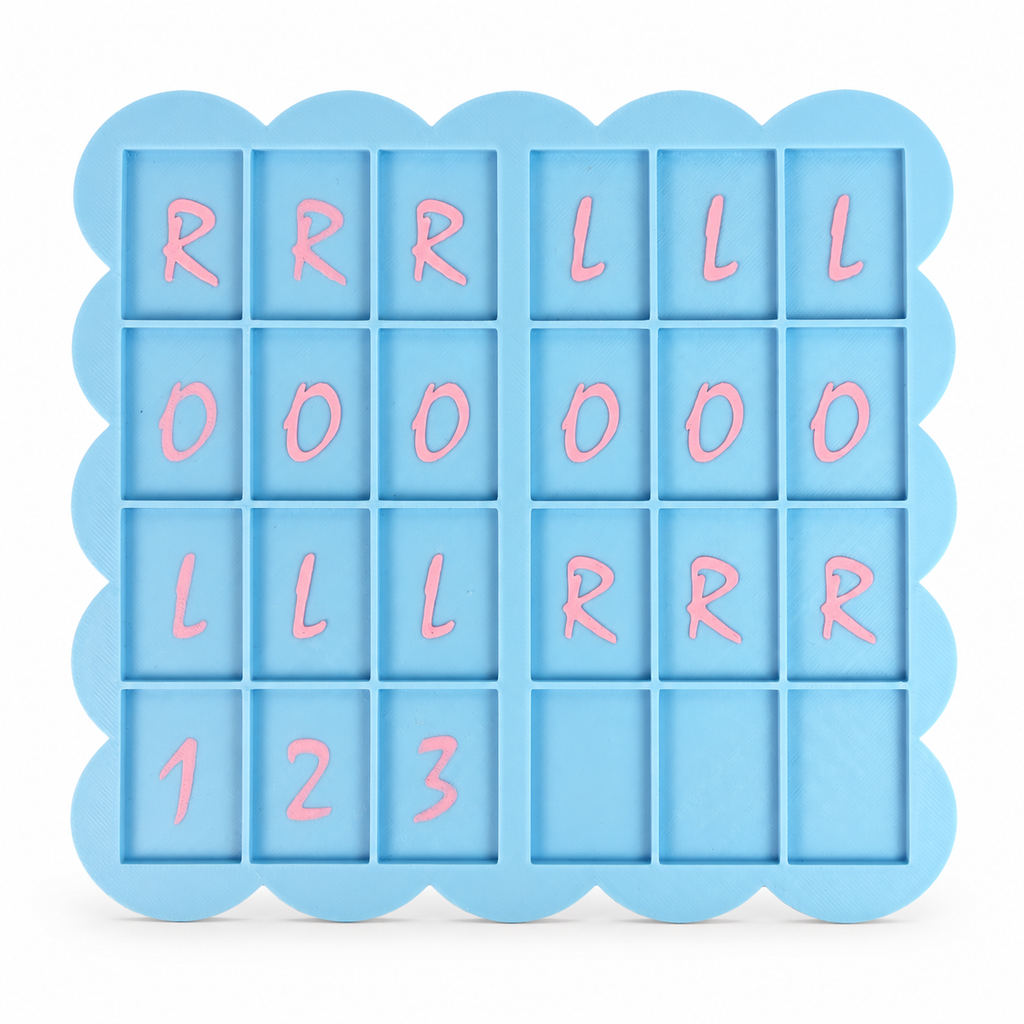 1pc American Mahjong Solo Practice Board + Guide