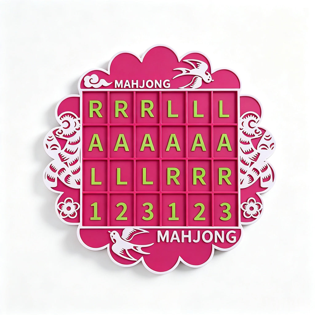 American Mahjong Practice Board – Solo Charleston Trainer for Beginners