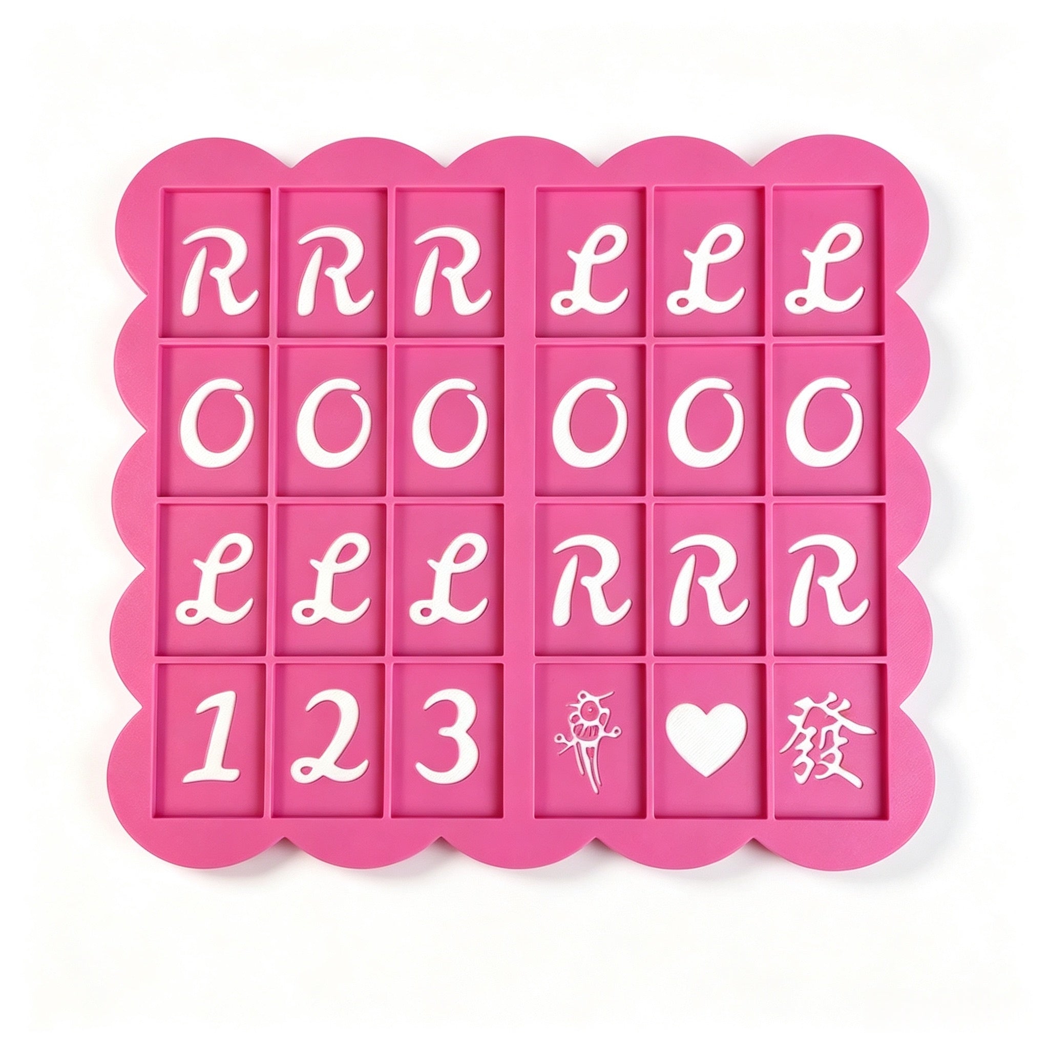 1pc American Mahjong Solo Practice Board | Charleston Training Tool