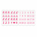1pc Foldable American Mahjong Practice Board – Solo Charleston Trainer with 24 Numbered Slots