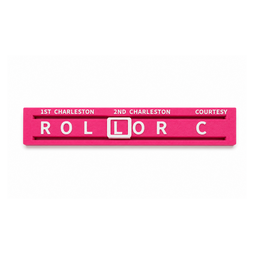 American Mahjong Charleston Tracker with Movable Slider, ROL LOR Passing Guide
