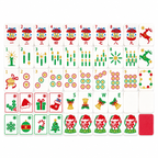 Christmas American Mahjong Travel Set | Holiday Mahjong Tiles