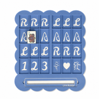 1pc Personalized American Mahjong Practice Board – Custom Name Line Reader & Solo Training Aid for Beginners