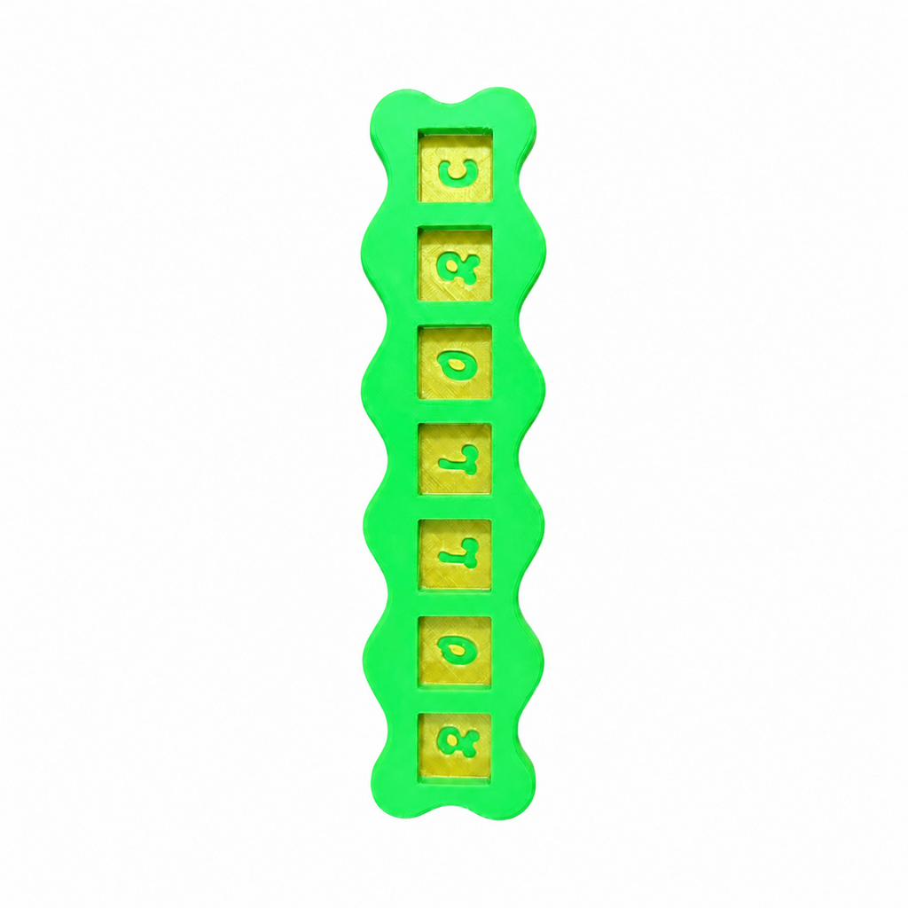 1pc American Mahjong Charleston Tracker, ROLLORC 7-Position Passing Guide, Multiple Colors