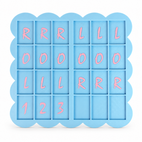 1pc American Mahjong Solo Practice Board + Guide
