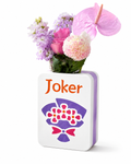 Mahjong Joker Tile Vase | American Mahjong Flower Centerpiece