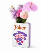 Mahjong Joker Tile Vase | American Mahjong Flower Centerpiece