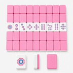 Sea of Flowers Floating American Mahjong Set – 3D Printed Floral Pool Mahjong Tiles for Summer Game Night
