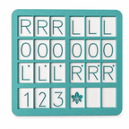 1pc Orchid American Mahjong Practice Board | Charleston Training Tray