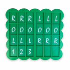 1pc American Mahjong Solo Practice Board + Guide
