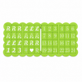 1pc Foldable American Mahjong Practice Board – Solo Charleston Trainer with 24 Numbered Slots