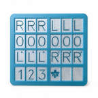 1pc Orchid American Mahjong Practice Board | Charleston Training Tray