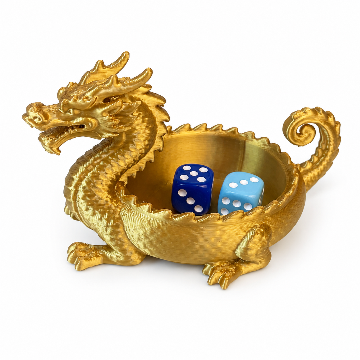 Dragon American Mahjong Dice Tray – 3D Printed Mahjong Accessory