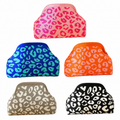 Leopard Print American Mahjong Tile Bag – Wide Open Mahjong Storage Bag, 5 Colors