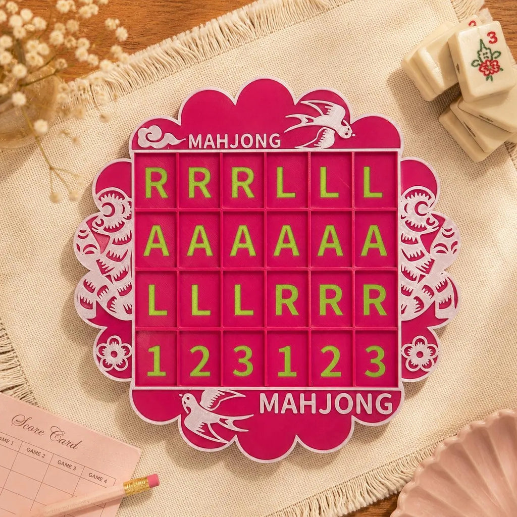 American Mahjong Practice Board – Solo Charleston Trainer for Beginners