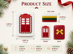 Christmas American Mahjong Set – Holiday Mahjong Tiles for Festive Game Night