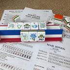 4-Piece American Mahjong Rack & Magnetic Pusher Set