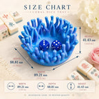 Coral Mahjong Dice Tray – Ocean-Inspired Dice Holder for American Mahjong