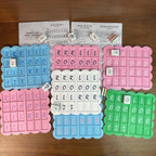 1pc American Mahjong Solo Practice Board + Guide
