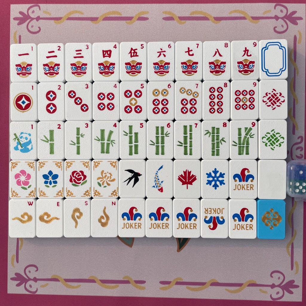 Floating American Mahjong Set | Pool-Friendly 160 Tile Set